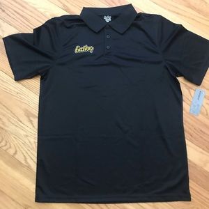50+ polyester slim fit material not cotton; tags